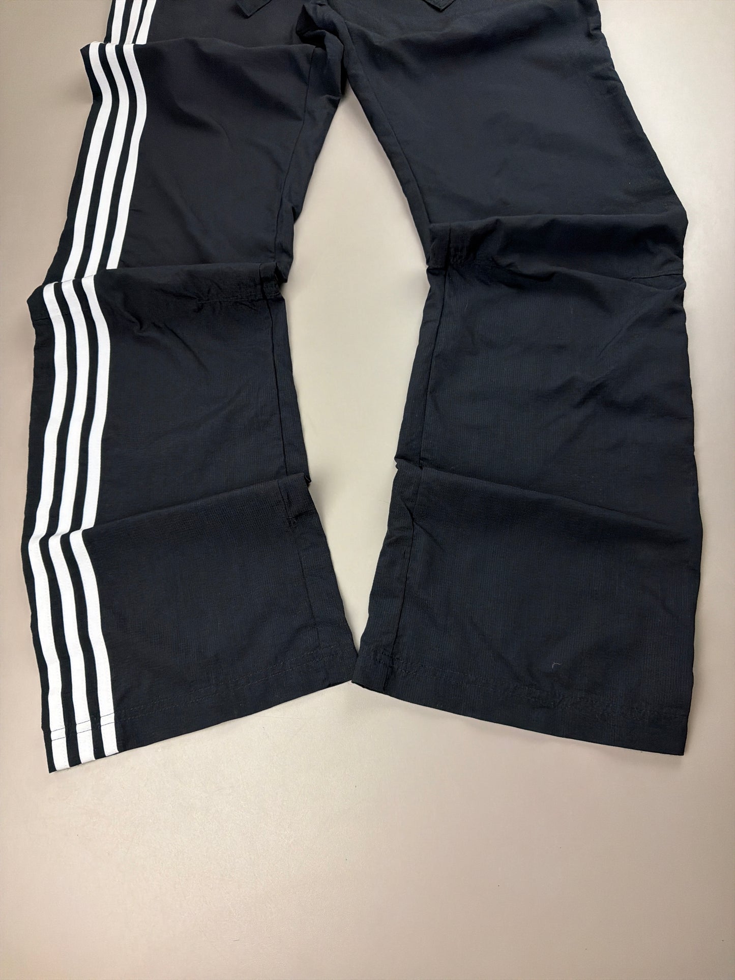 Adidas Y2K "Clima365" Low-Waist Trackpants - Black White Gorpcore
