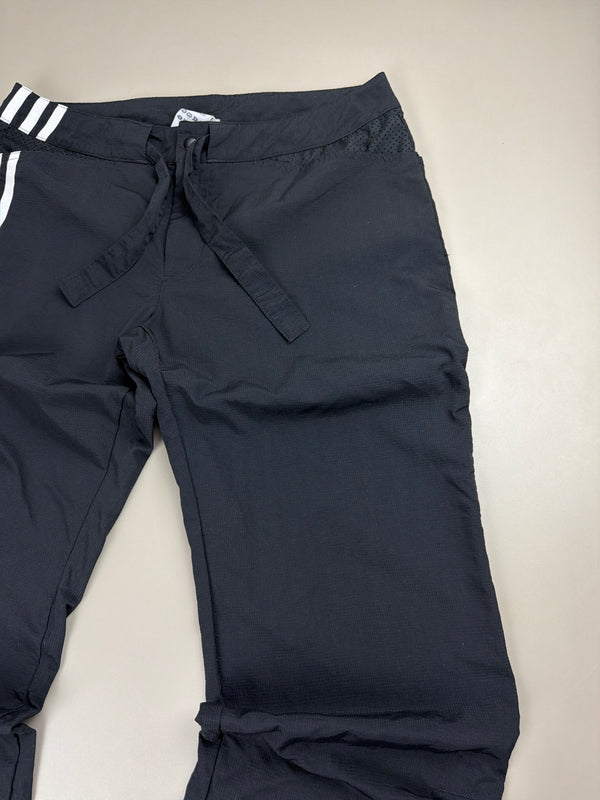 Adidas Y2K "Clima365" Low-Waist Trackpants - Black White Gorpcore