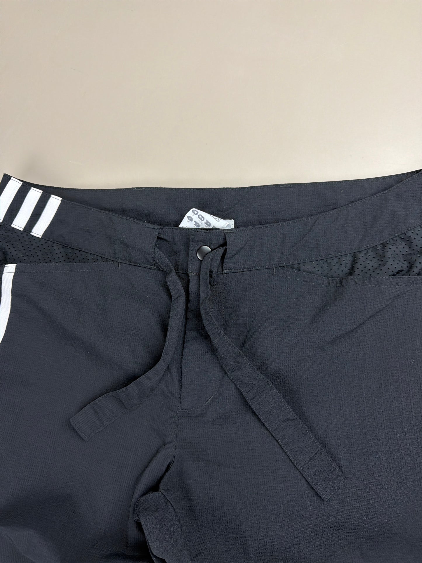 Adidas Y2K "Clima365" Low-Waist Trackpants - Black White Gorpcore