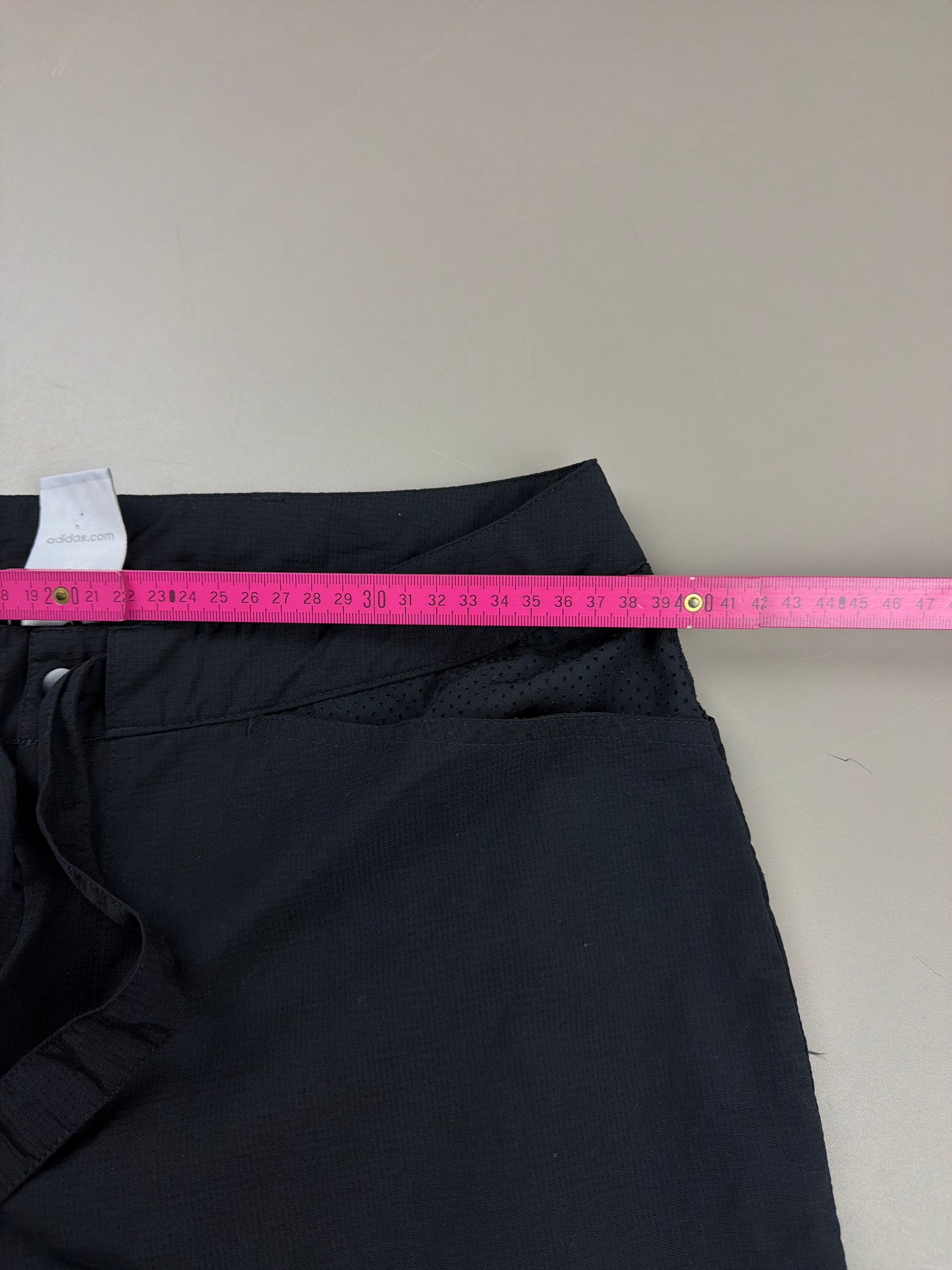 Adidas Y2K "Clima365" Low-Waist Trackpants - Black White Gorpcore