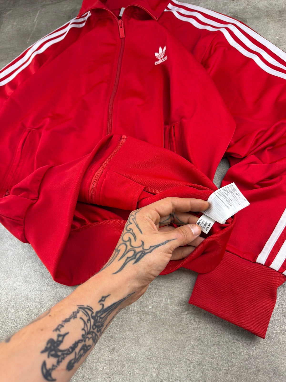 Adidas Originals Firebird Y2K Trackjacket - Red / White - Past Pieces