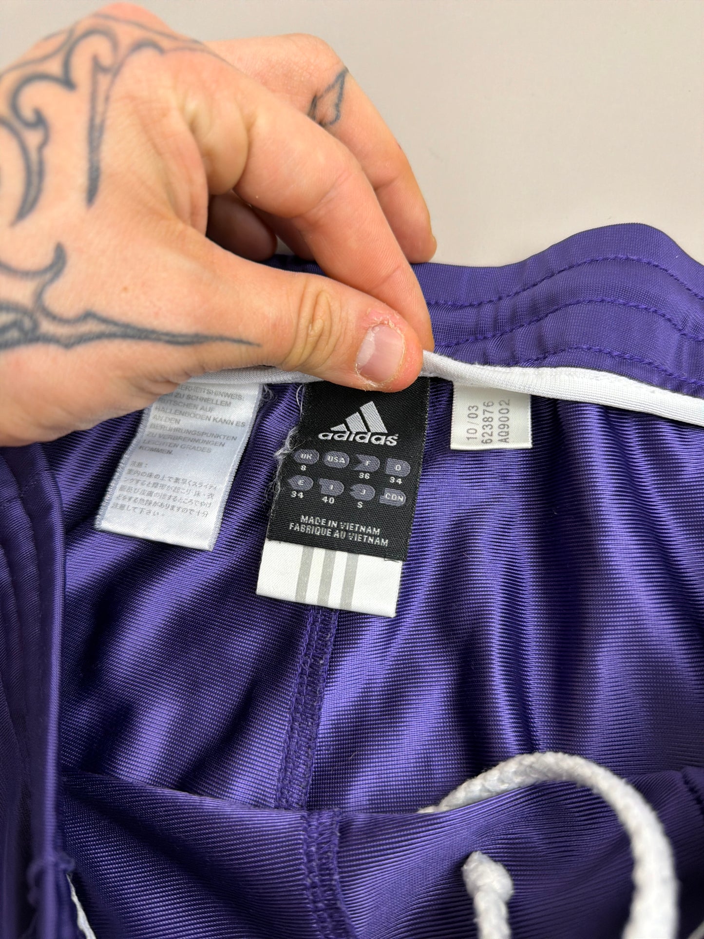 Adidas Y2K "Retro 3" Trackpants - Royal Purple