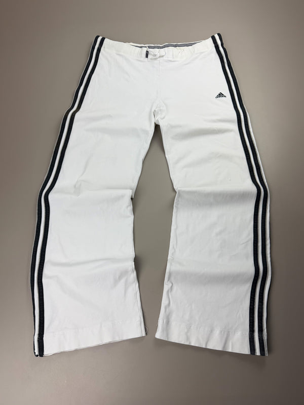 Adidas Y2K Striped Trackpants - White & Black