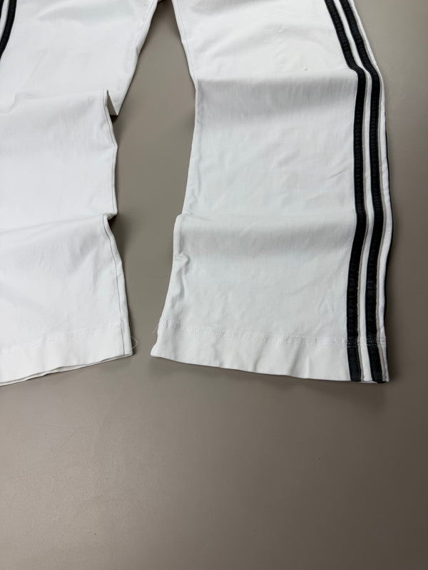 Adidas Y2K Striped Trackpants - White & Black