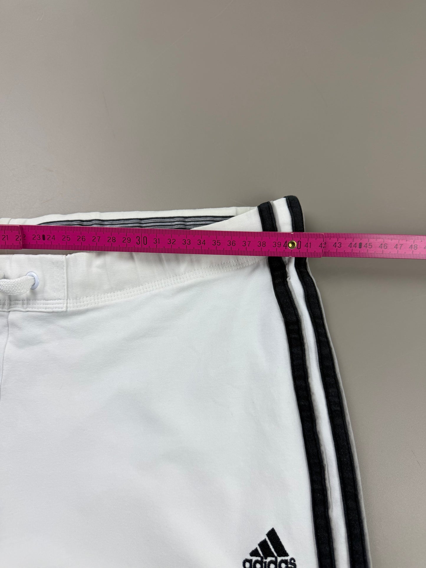 Adidas Y2K Striped Trackpants - White & Black