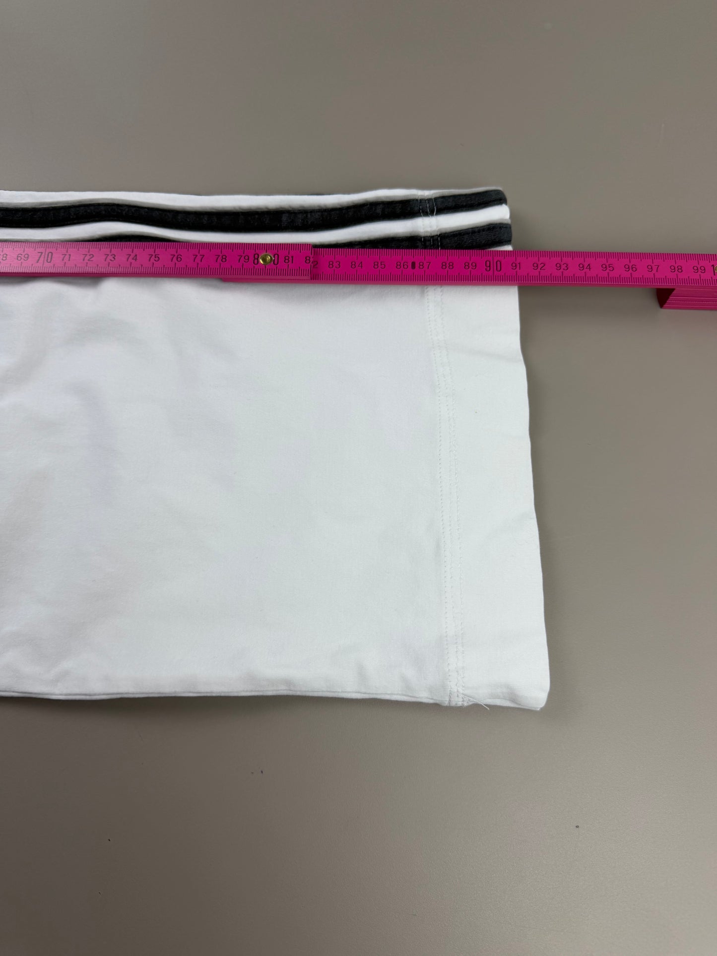 Adidas Y2K Striped Trackpants - White & Black