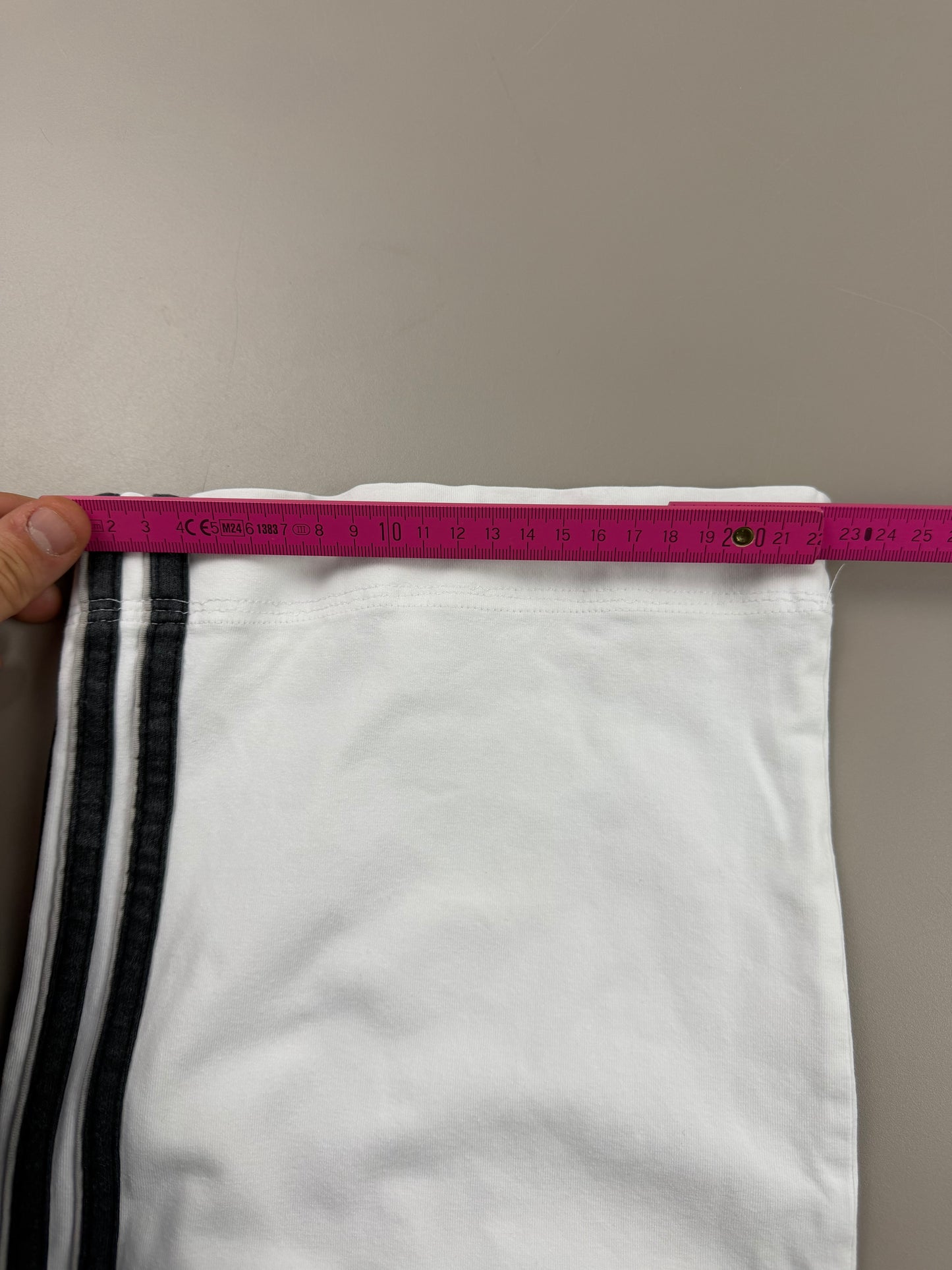 Adidas Y2K Striped Trackpants - White & Black