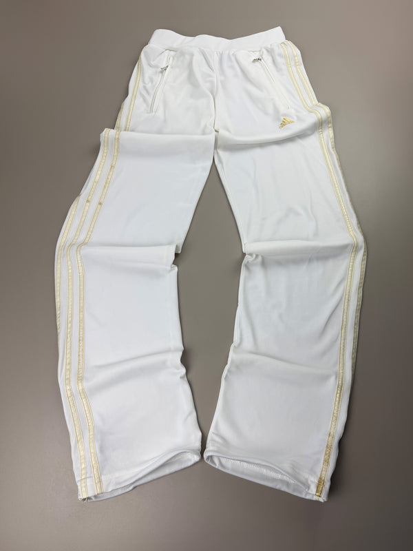 Adidas Y2K "Golden Stripes" Trackpants - White / Gold