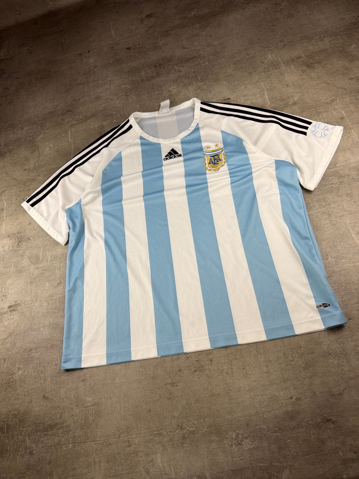 Adidas Argentina AFA 2006/07 Home Jersey - Sky Blue / White Blokecore - Past Pieces