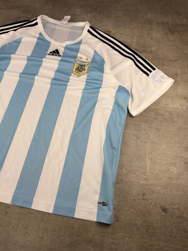 Adidas Argentina AFA 2006/07 Home Jersey - Sky Blue / White Blokecore