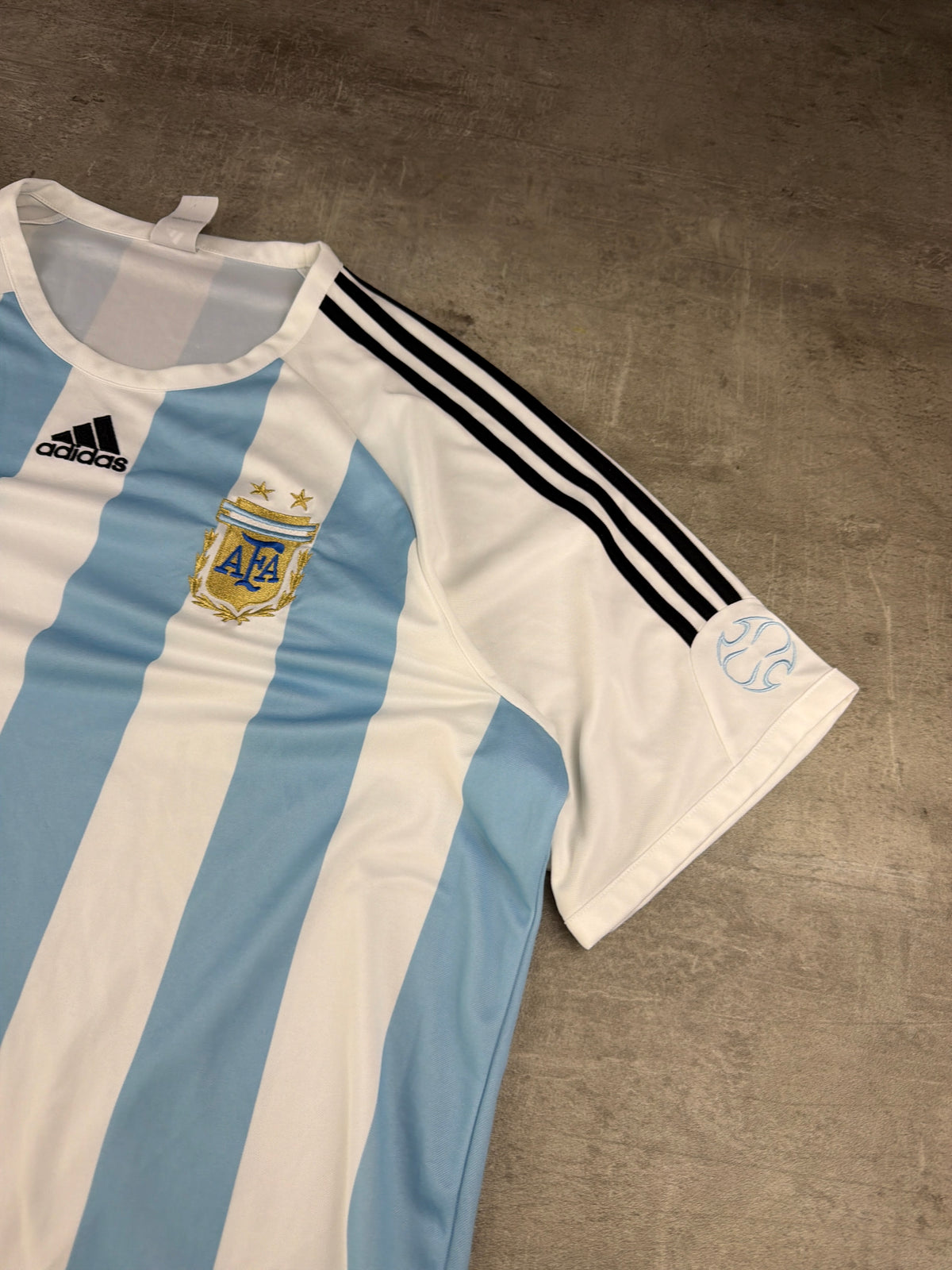 Adidas Argentina AFA 2006/07 Home Jersey - Sky Blue / White Blokecore - Past Pieces