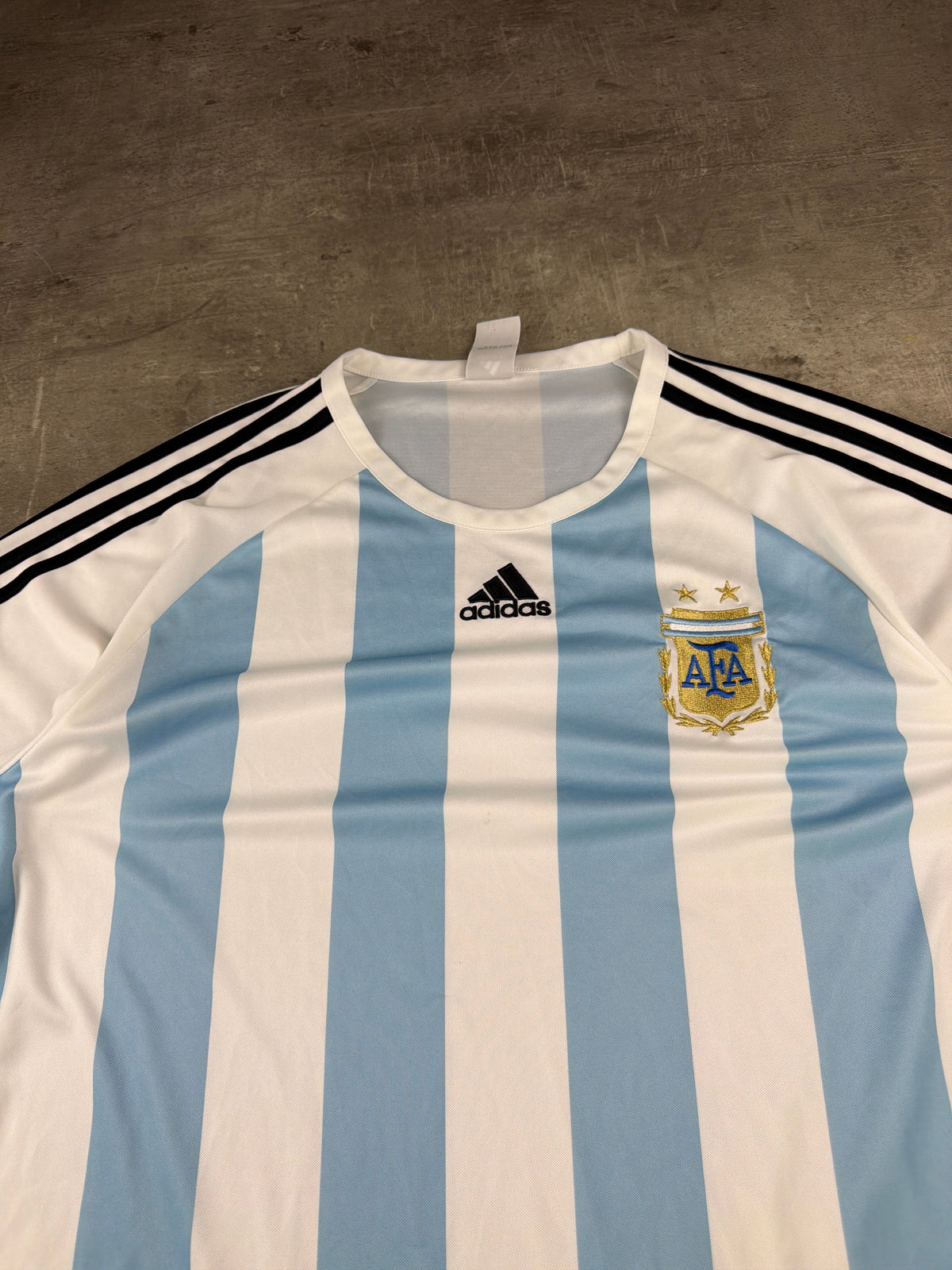 Adidas Argentina AFA 2006/07 Home Jersey - Sky Blue / White Blokecore – Ansicht 6