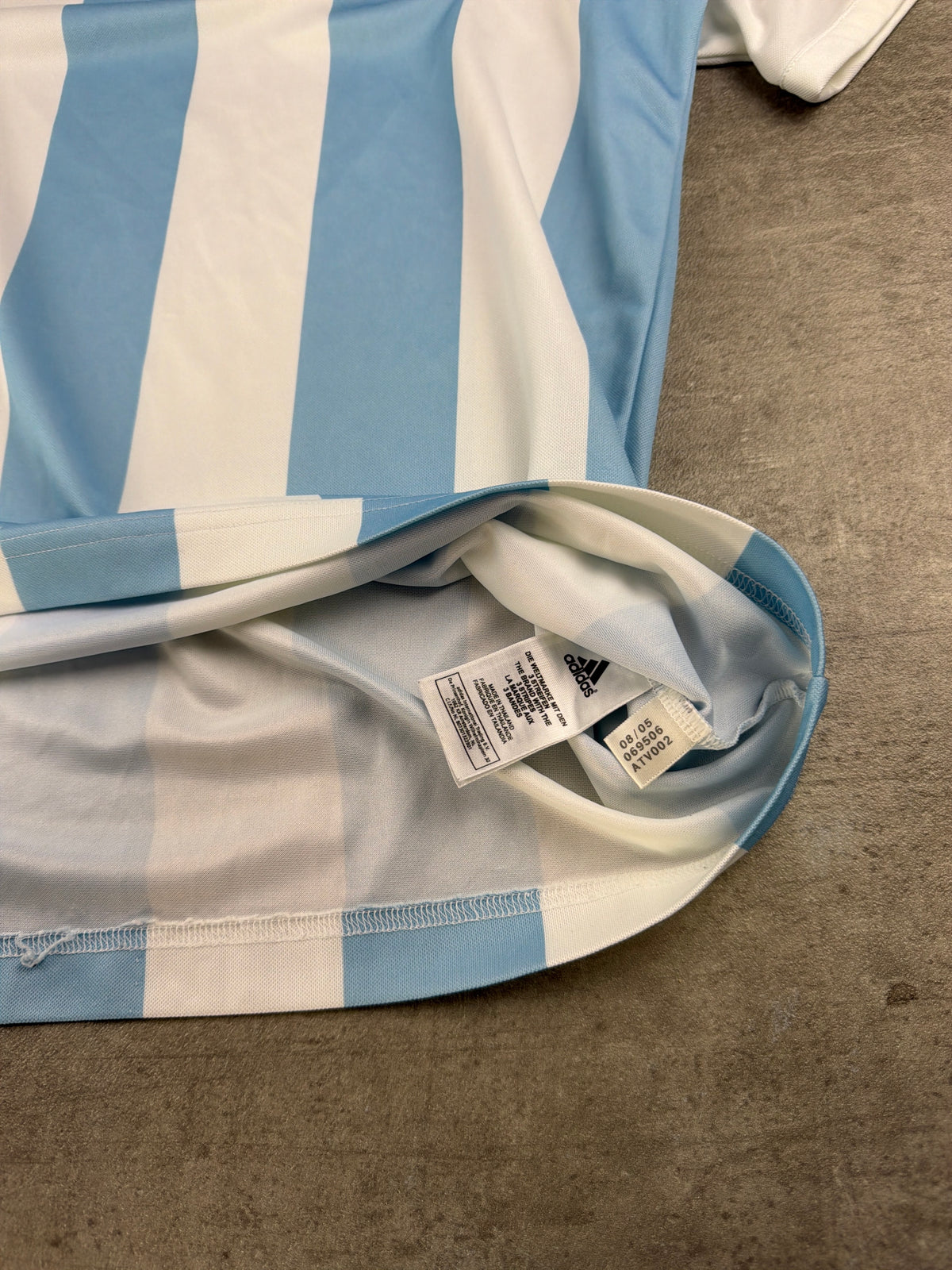 Adidas Argentina AFA 2006/07 Home Jersey - Sky Blue / White Blokecore - Past Pieces