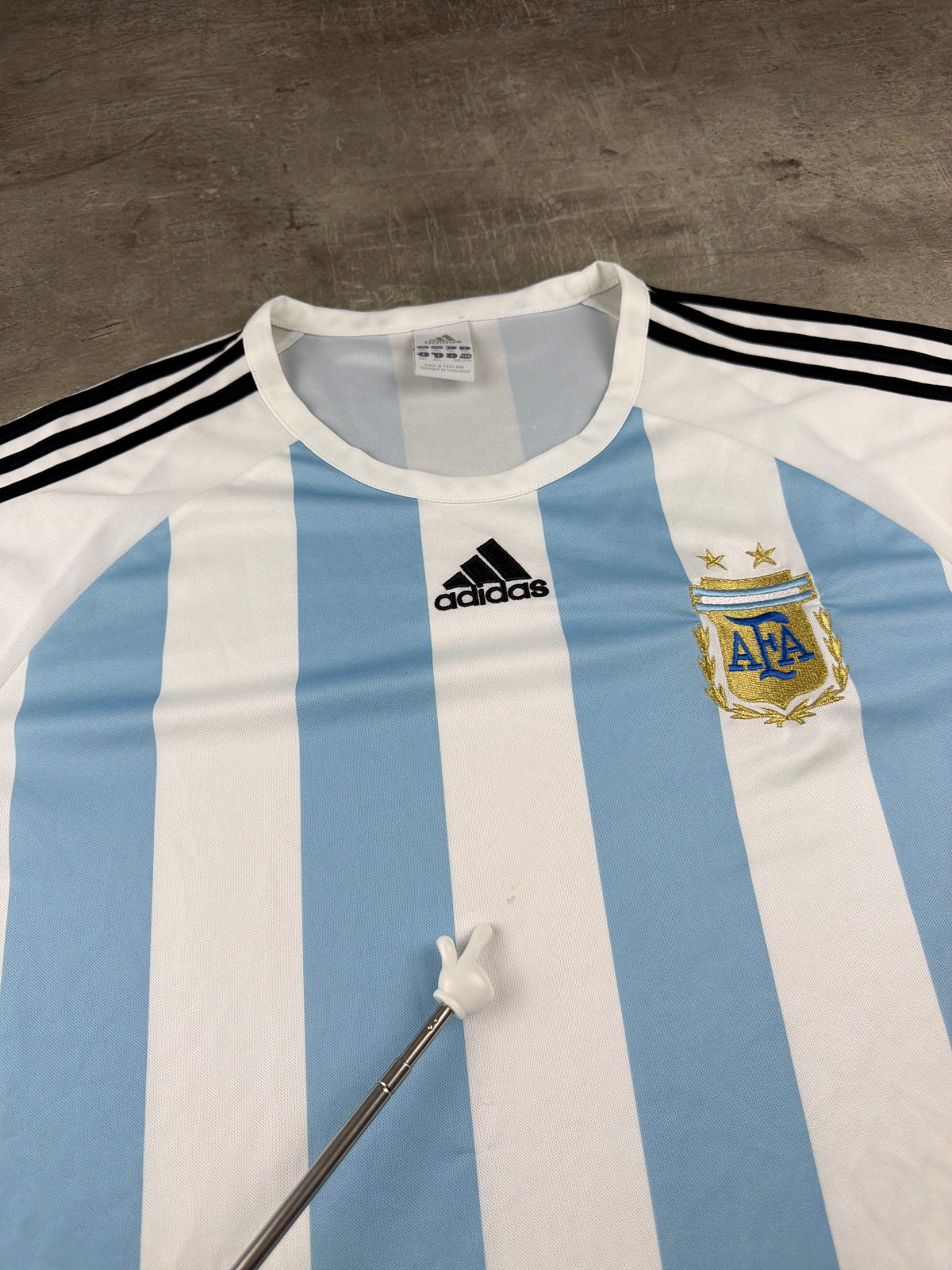 Adidas Argentina AFA 2006/07 Home Jersey - Sky Blue / White Blokecore – Ansicht 10