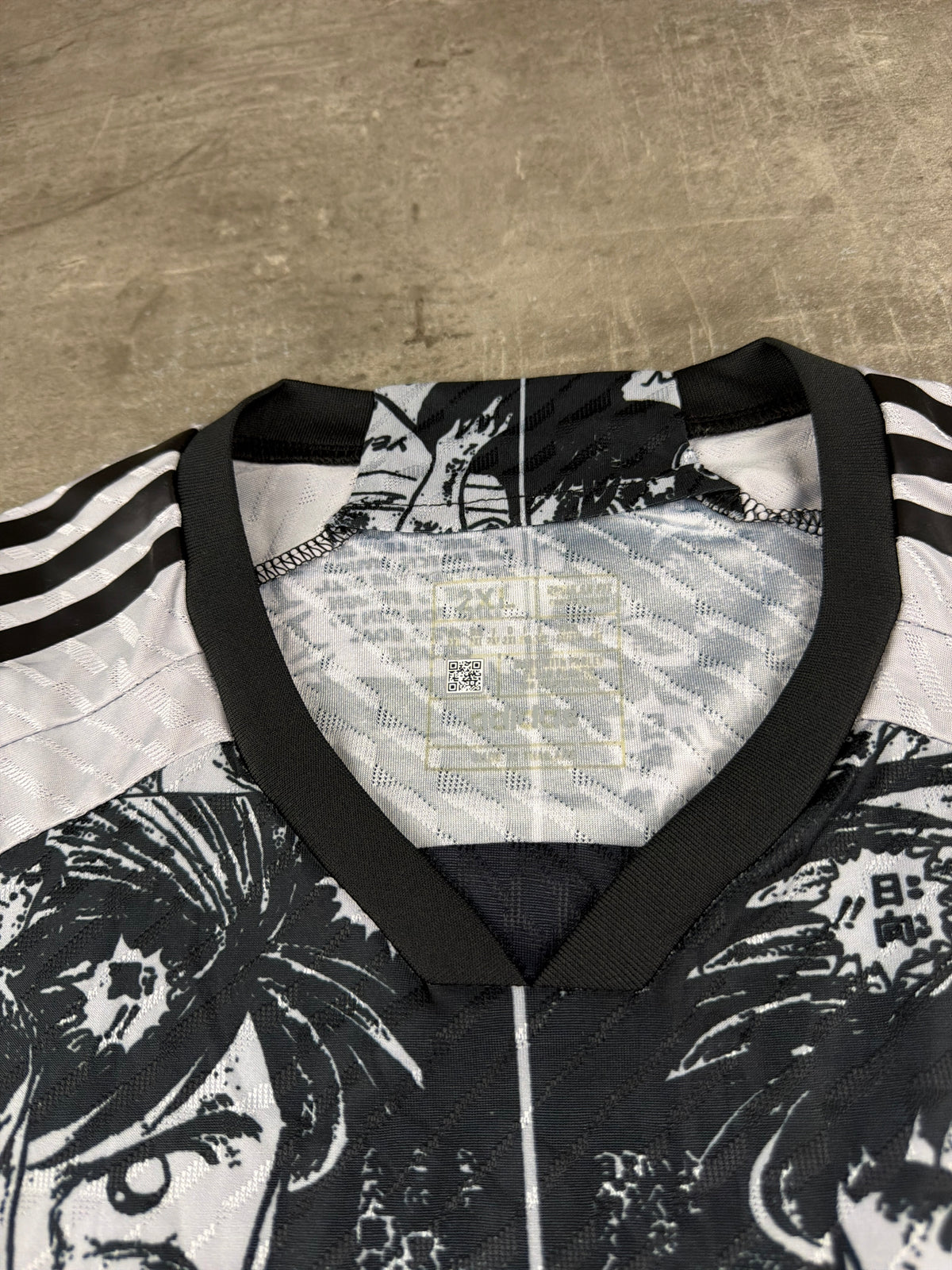 Adidas Japan 2023/24 "Captain Tsubasa" Manga Authentic Jersey - Black / White - Past Pieces