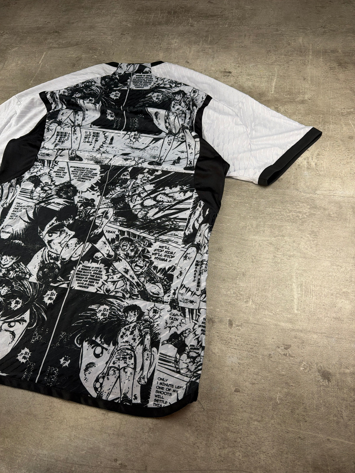 Adidas Japan 2023/24 "Captain Tsubasa" Manga Authentic Jersey - Black / White - Past Pieces