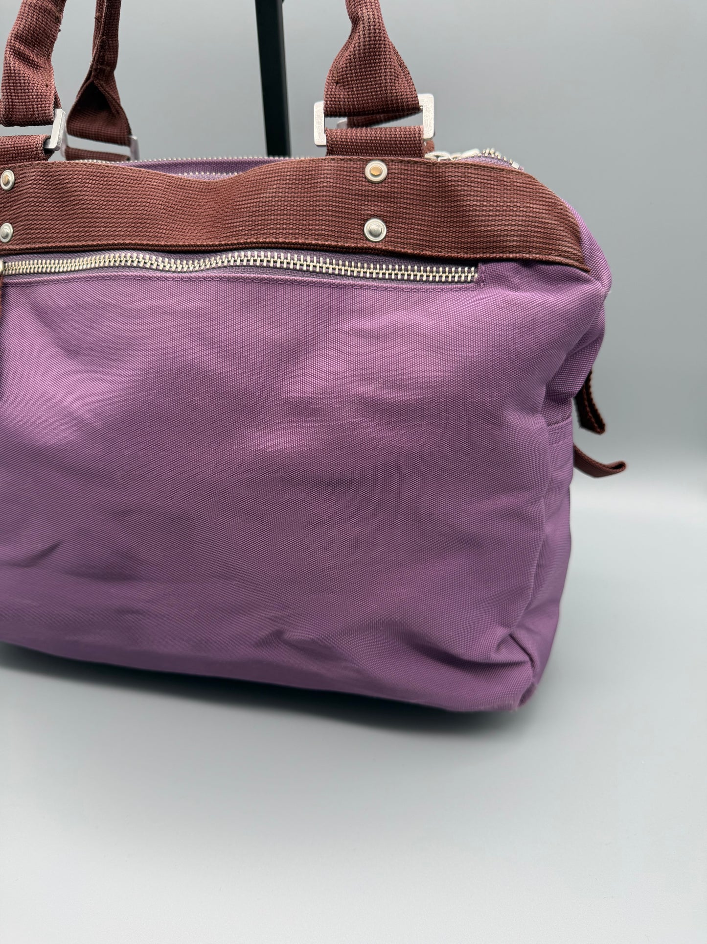 George Gina & Lucy Archive "Miss Perfect" Bag - Purple & Brown Cyber Y2K