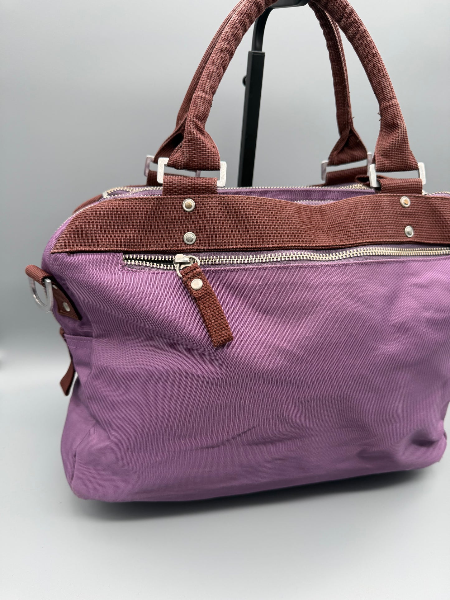 George Gina & Lucy Archive "Miss Perfect" Bag - Purple & Brown Cyber Y2K