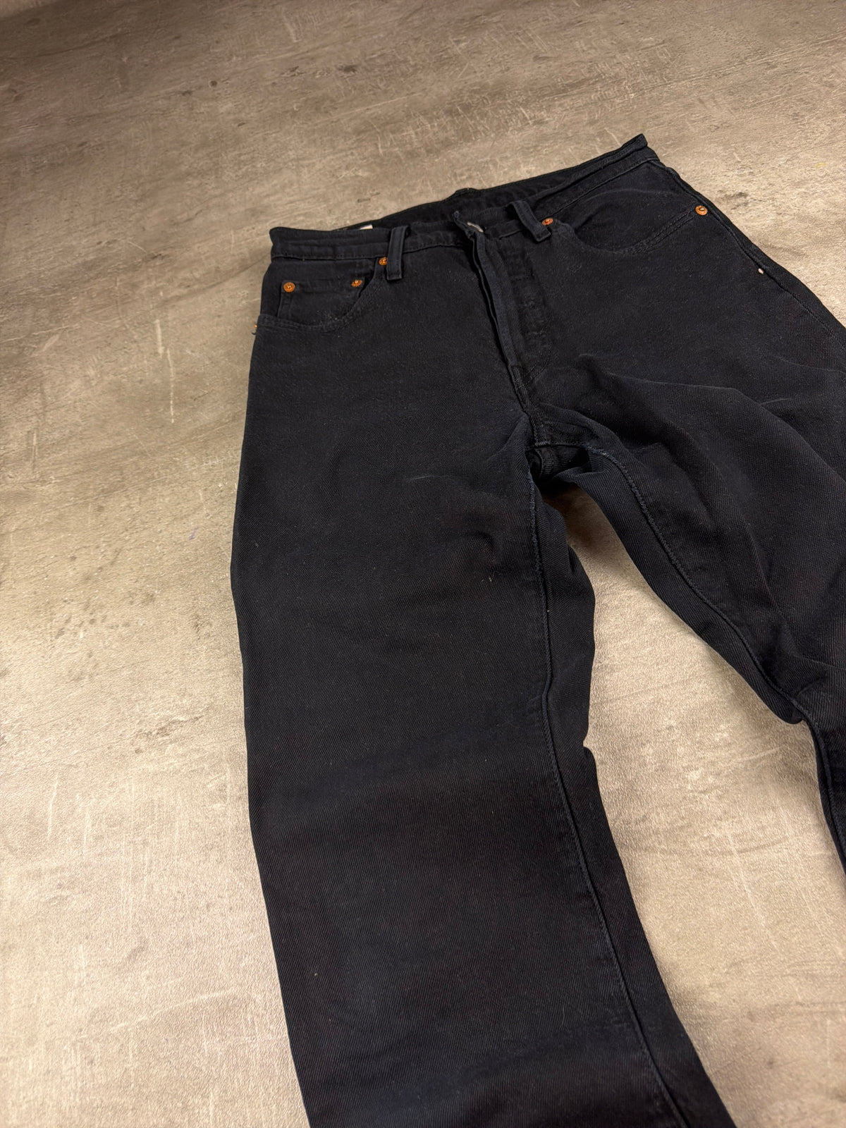 Levi's Premium Vintage Straight Leg Denim - Washed Black – Ansicht 3