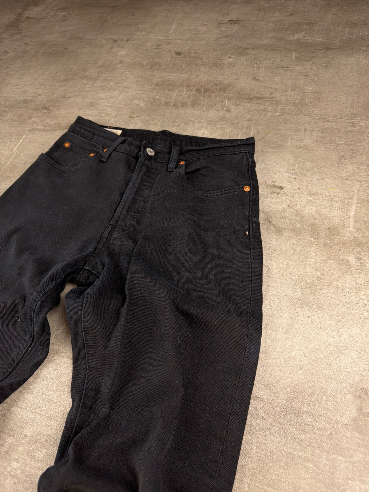 Levi's Premium Vintage Straight Leg Denim - Washed Black – Ansicht 4