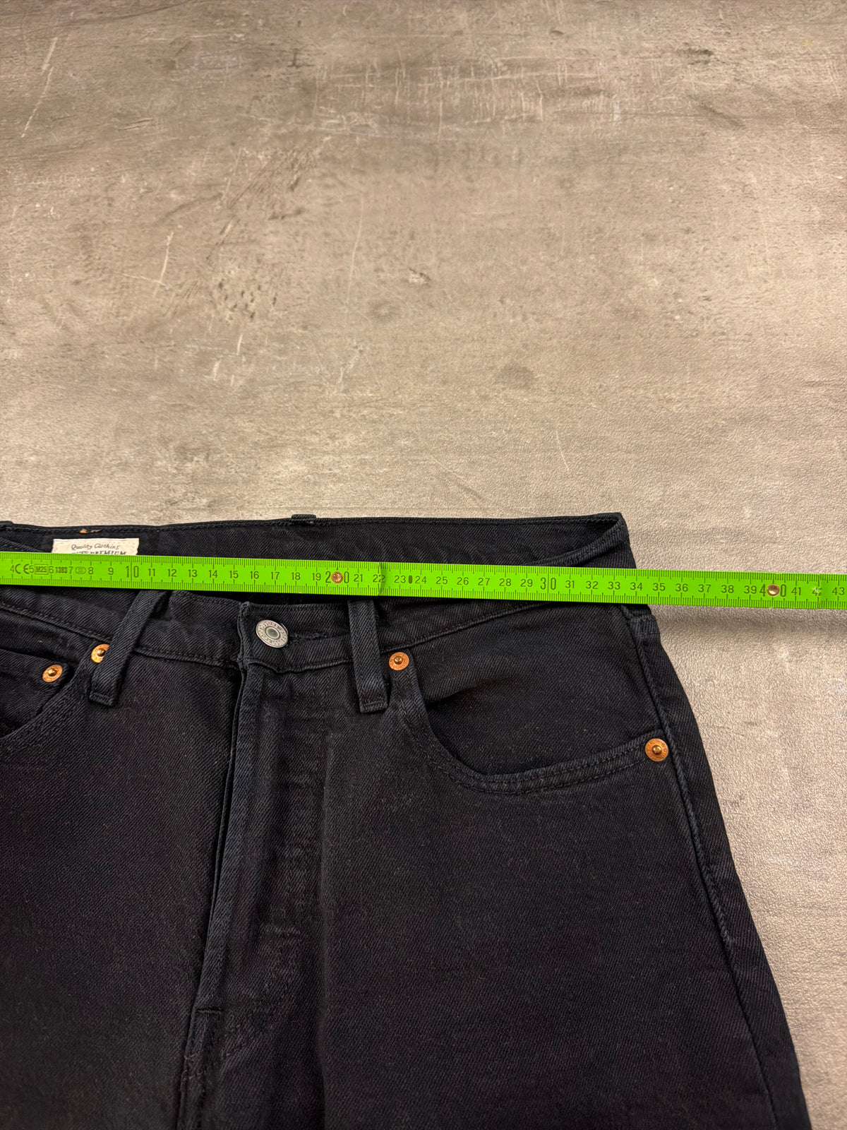 Levi's Premium Vintage Straight Leg Denim - Washed Black – Ansicht 8