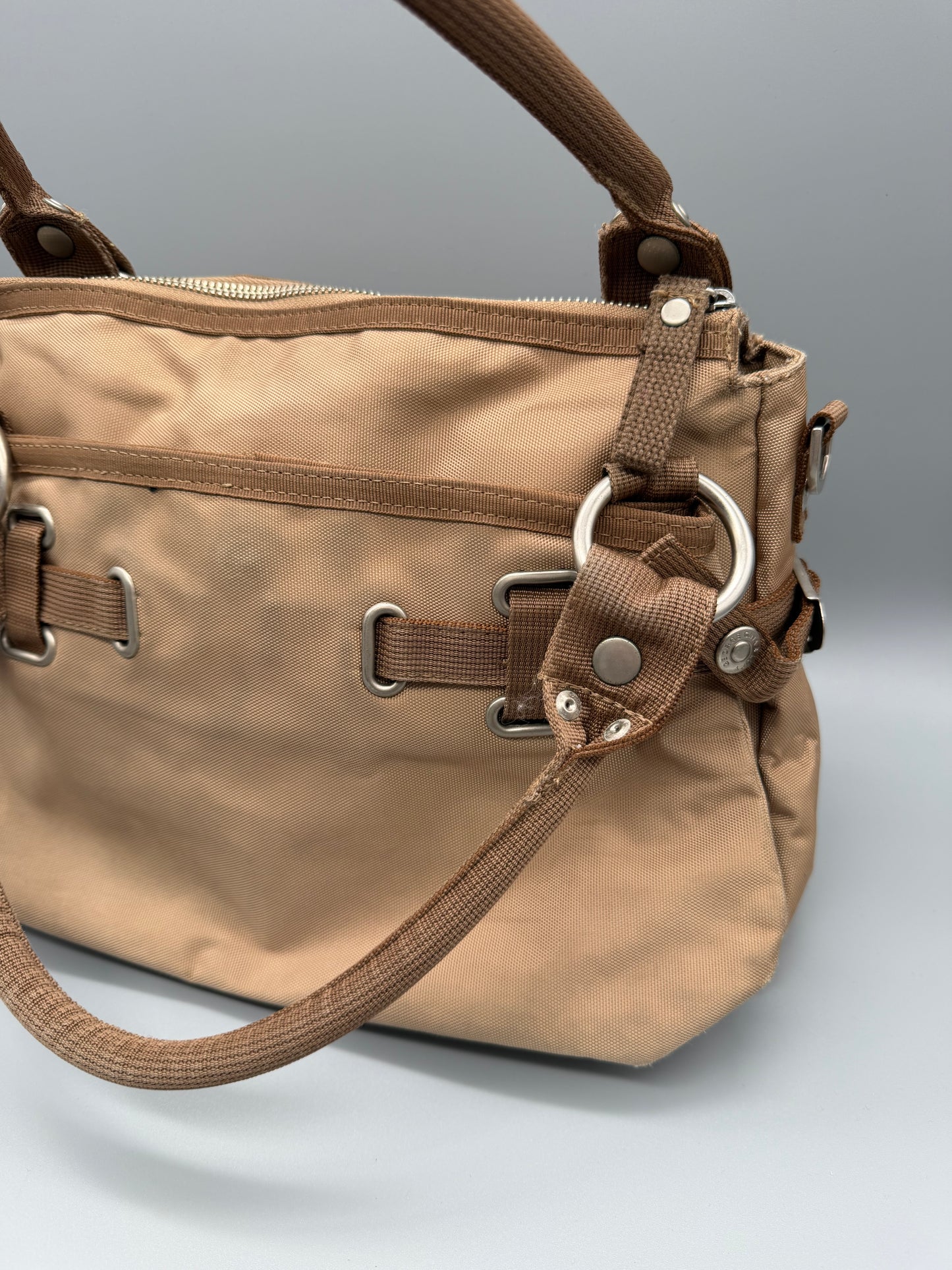 George Gina & Lucy Archive "Jelly Bean" Bag - Sand Beige Y2K Utility