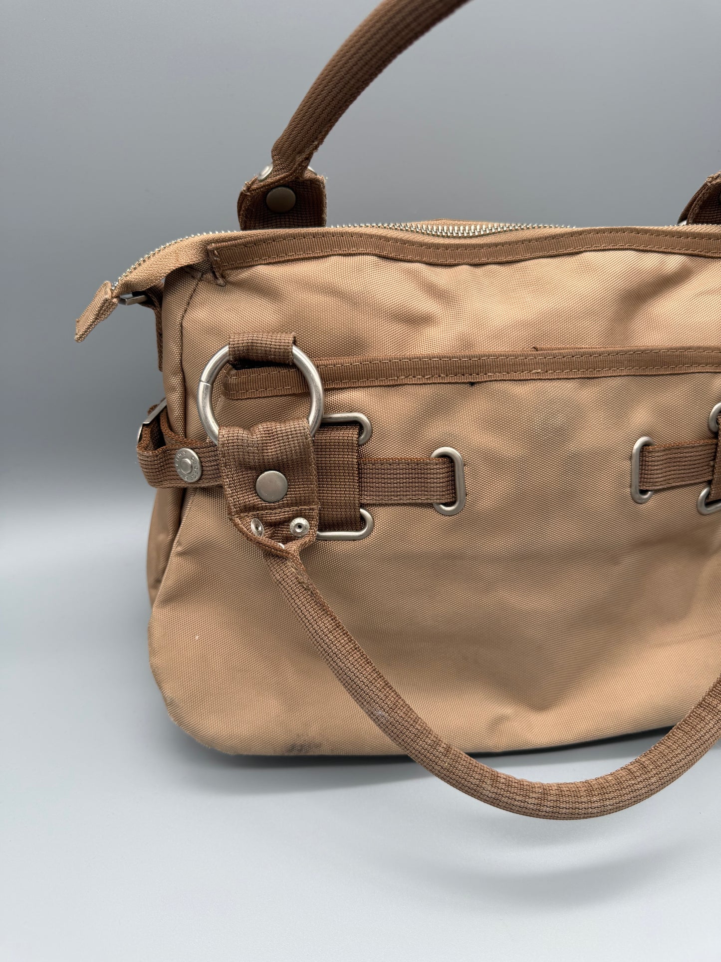 George Gina & Lucy Archive "Jelly Bean" Bag - Sand Beige Y2K Utility