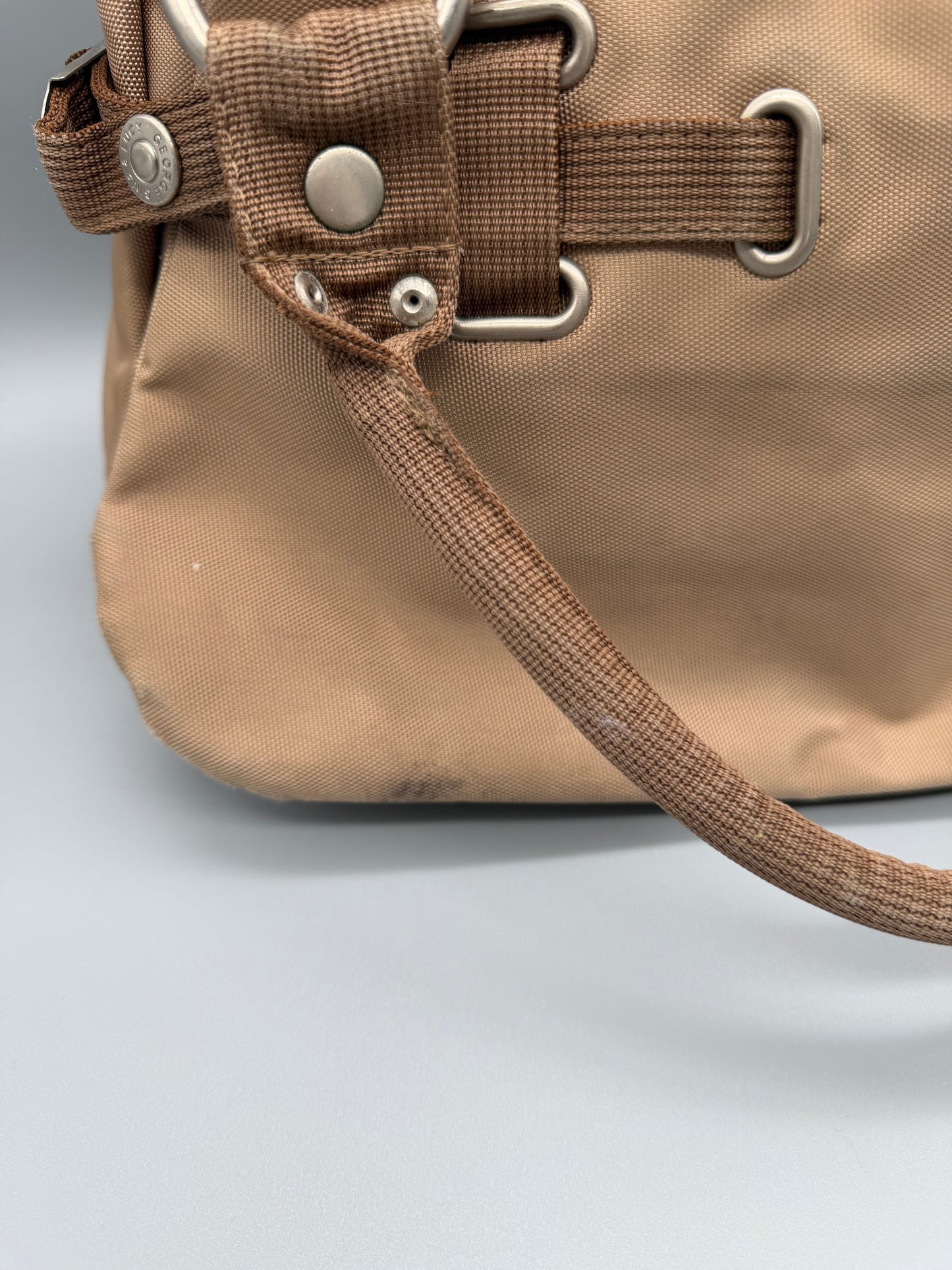 George Gina & Lucy Archive "Jelly Bean" Bag - Sand Beige Y2K Utility