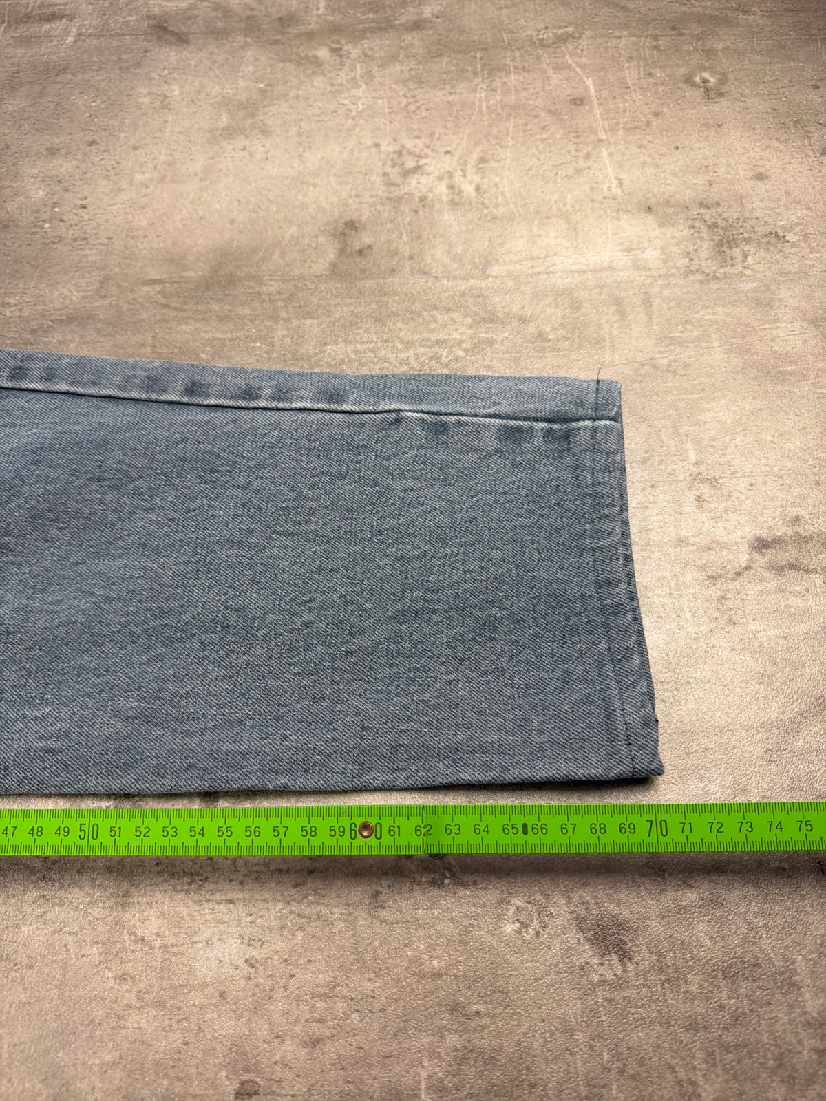 Levi's "501" Vintage Straight Leg Denim Jeans - Faded Grey Blue - Past Pieces