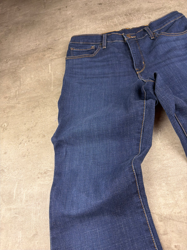 Levi's Y2K Stretch Bootcut Denim Jeans - Dark Blue Washed