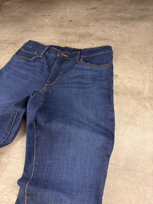 Levi's Y2K Stretch Bootcut Denim Jeans - Dark Blue Washed