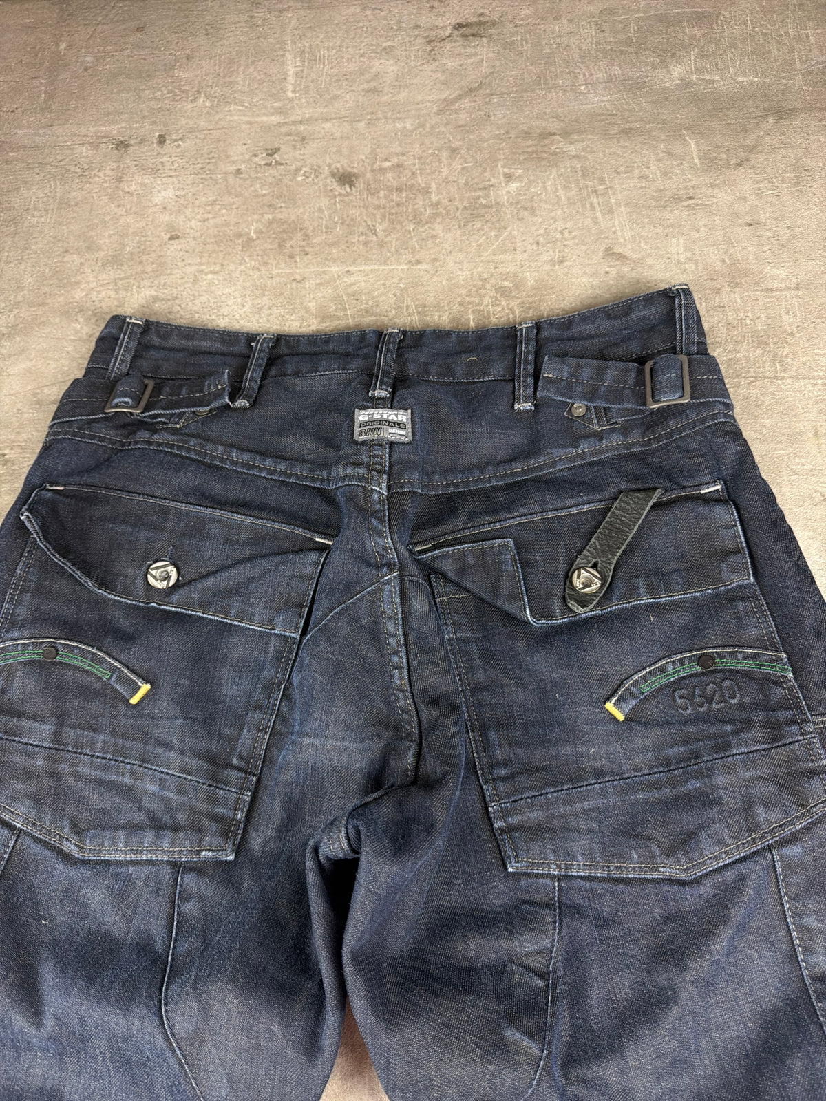 G-Star Raw Trail 5620 Loose Embro Baggy Denim - Dark Indigo / Y2K Streetwear – Ansicht 10