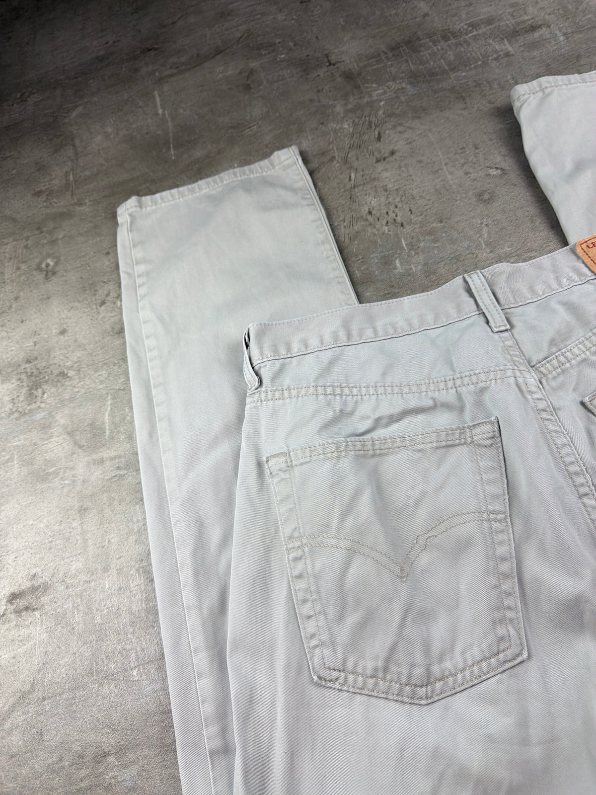 Levi's 581 Vintage Straight Fit Denim - Light Grey / Washed Stone – Ansicht 6