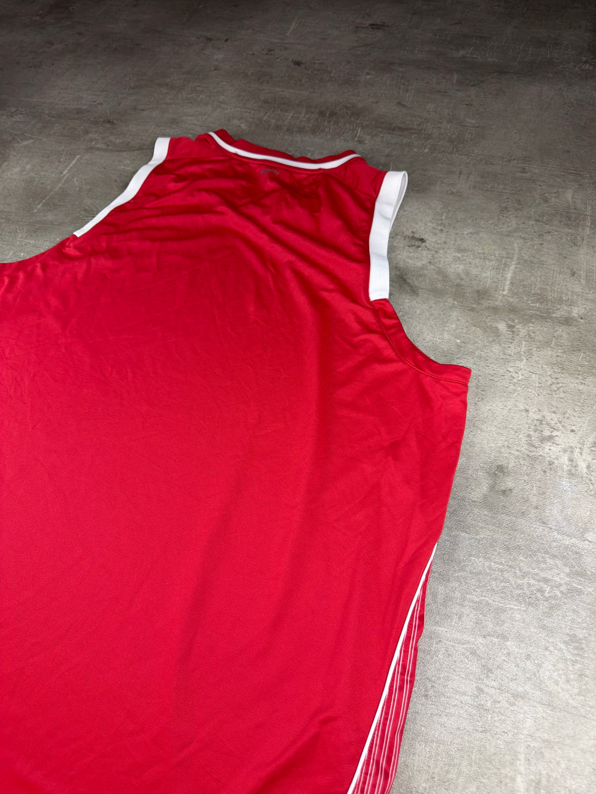 Nike Basketball Pinstripe Graphic Jersey - Red / White Y2K Streetwear – Ansicht 9