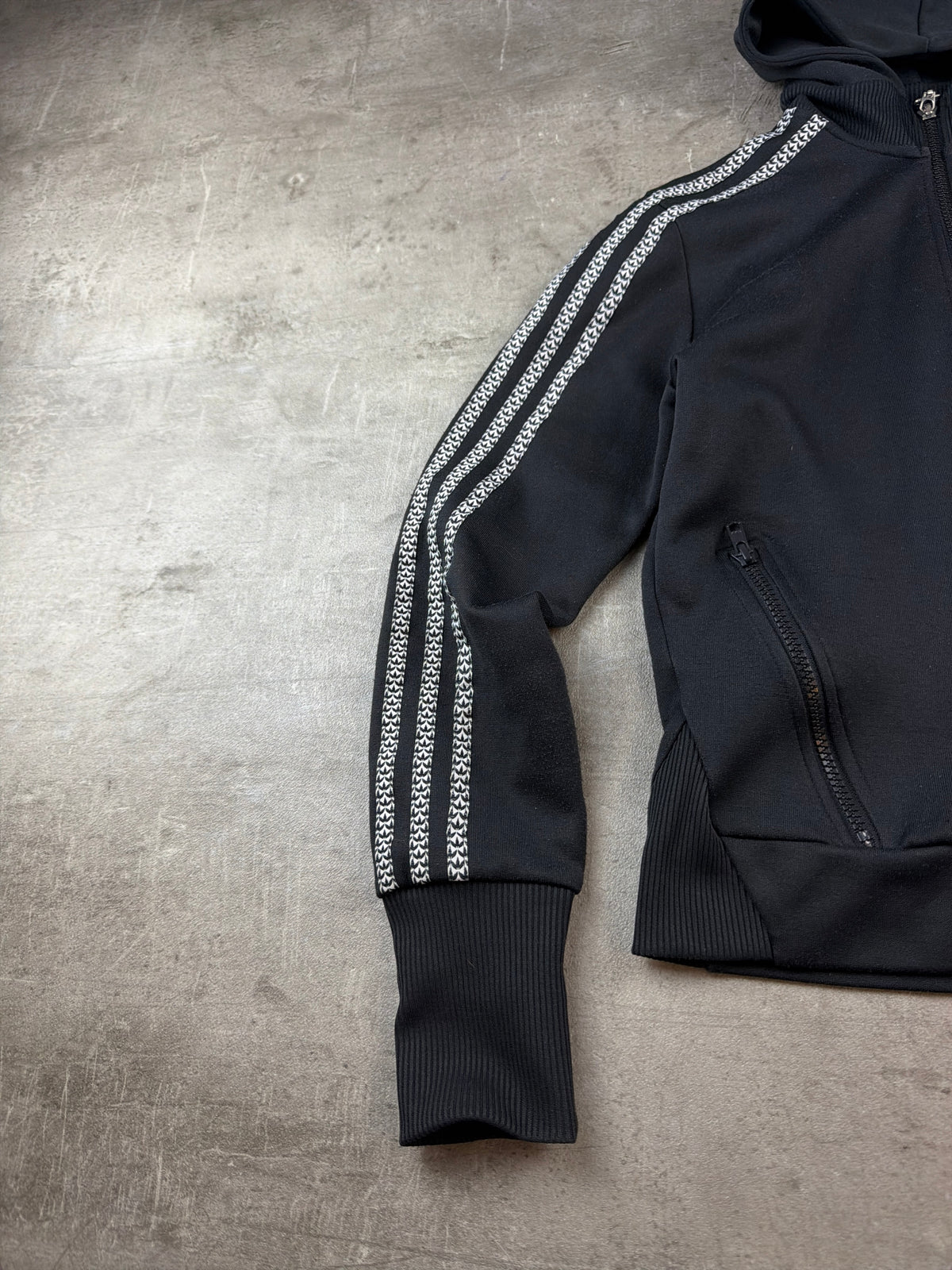 Adidas Originals Y2K Hooded Trackjacket - Black / White - Past Pieces
