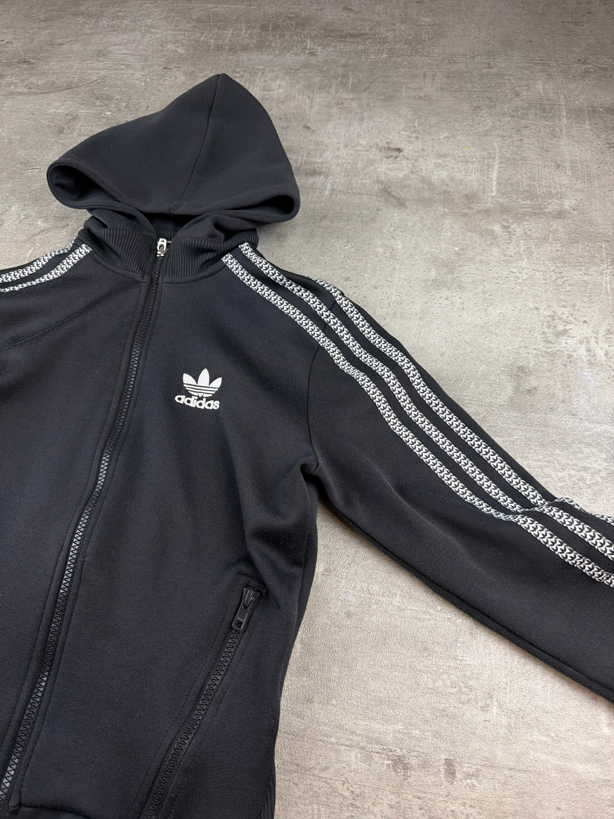Adidas Originals Y2K Hooded Trackjacket - Black / White – Ansicht 4