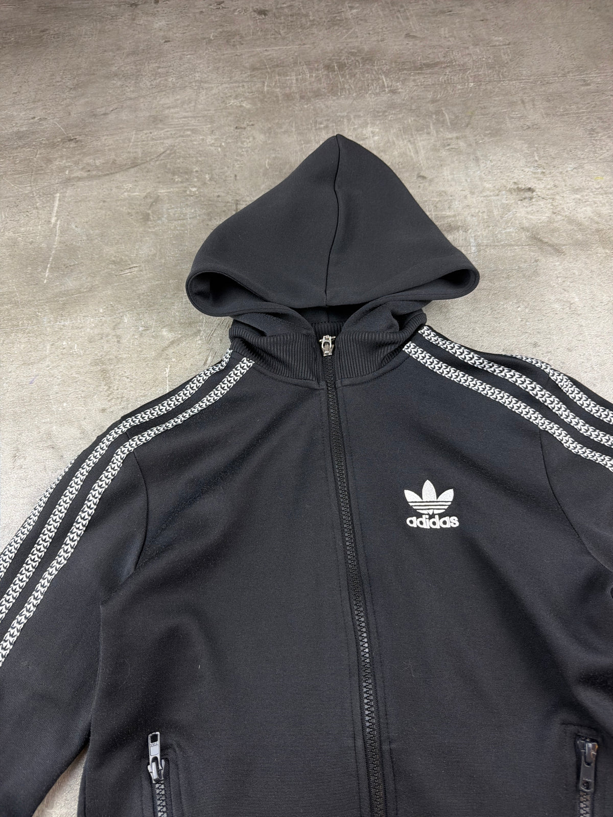 Adidas Originals Y2K Hooded Trackjacket - Black / White - Past Pieces