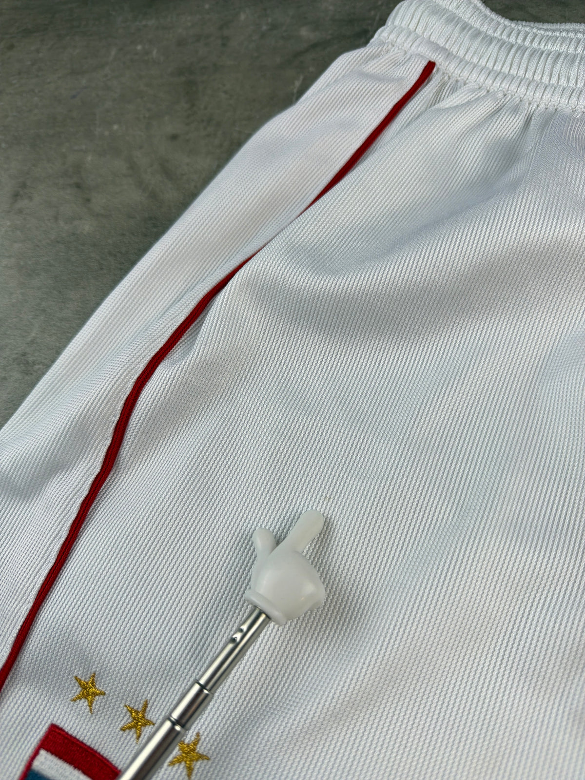 Adidas FC Bayern Munich 2005/06 Home Football Shorts - White / Red Blokecore – Ansicht 5