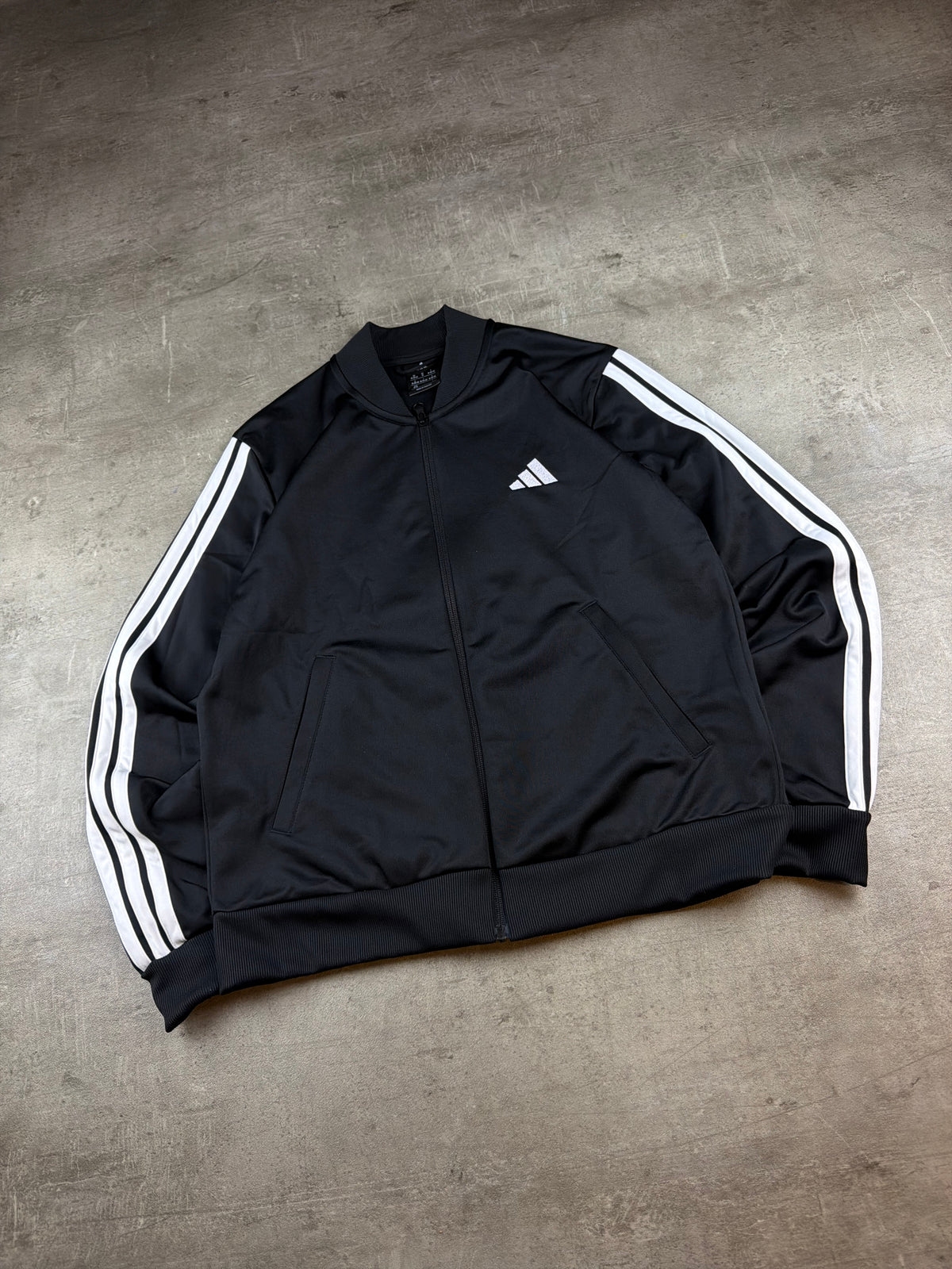 Adidas Three-Stripes Bomber Trackjacket - Black / White - Past Pieces