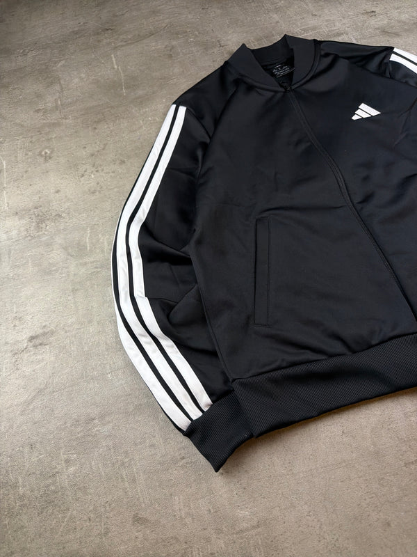 Adidas Three-Stripes Bomber Trackjacket - Black / White