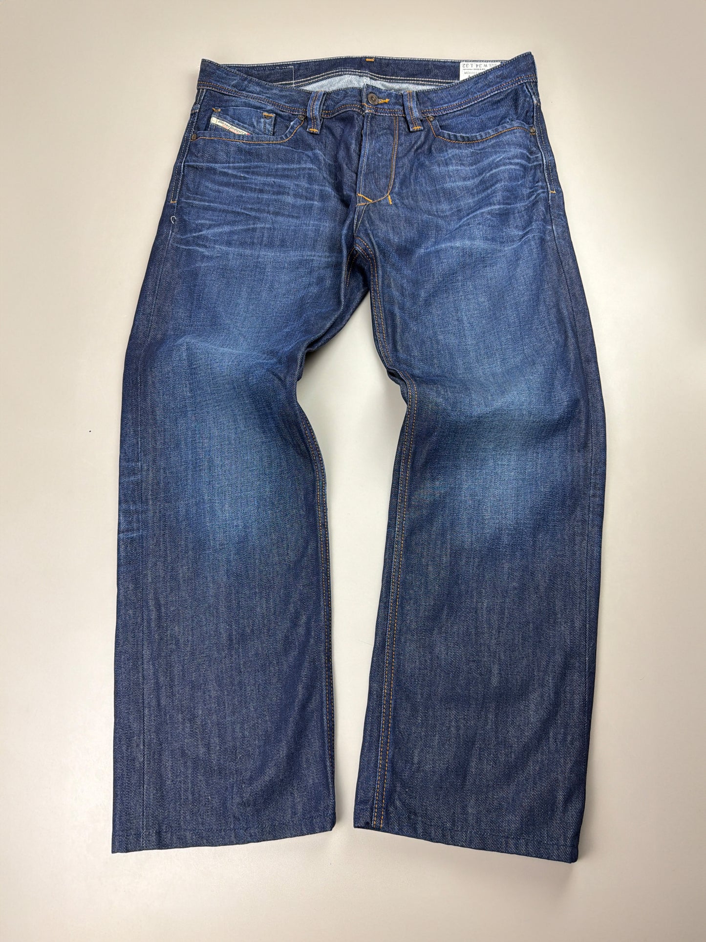Diesel Archive "Larkee" Denim Jeans - Faded Indigo Wash
