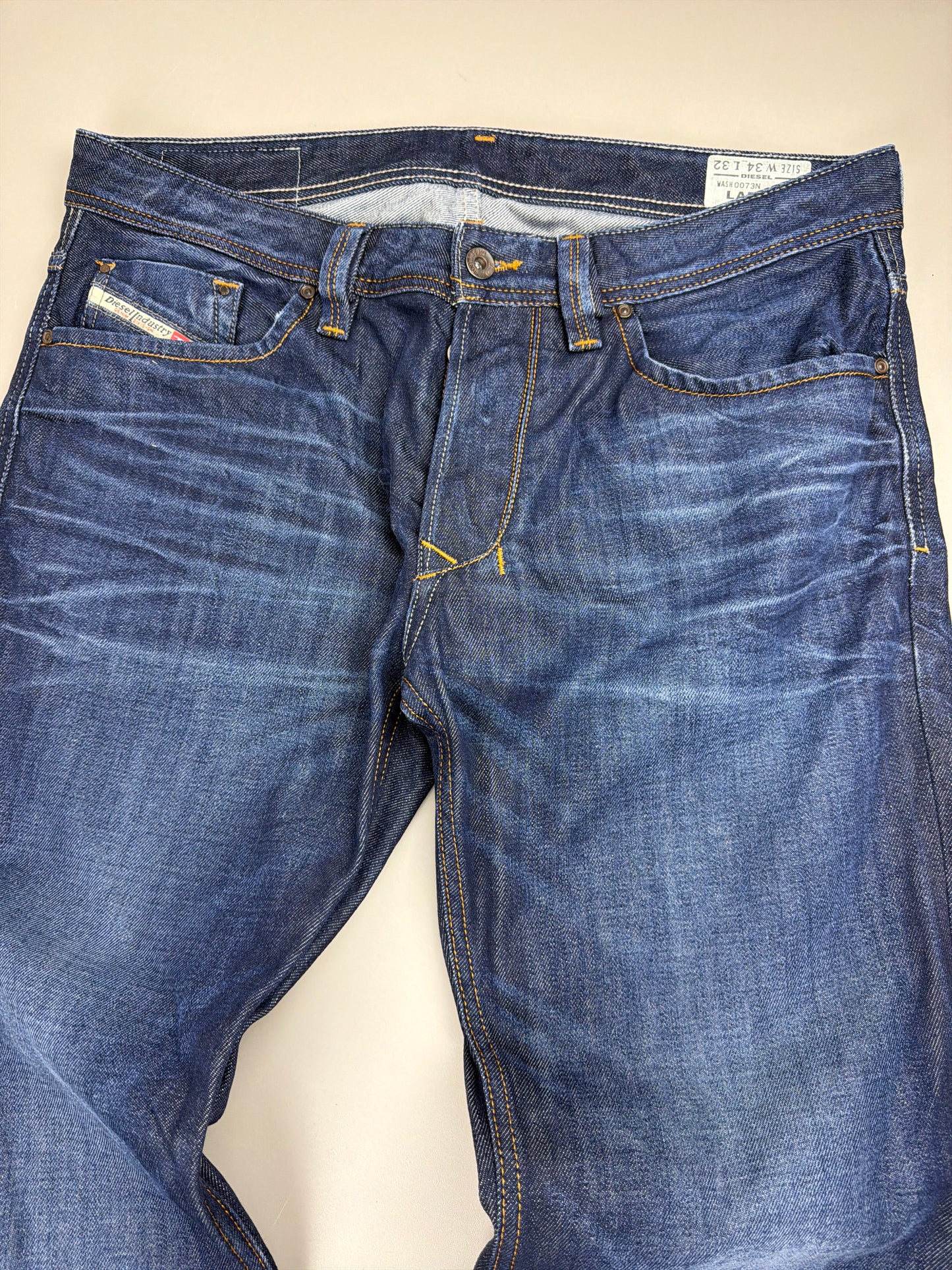 Diesel Archive "Larkee" Denim Jeans - Faded Indigo Wash