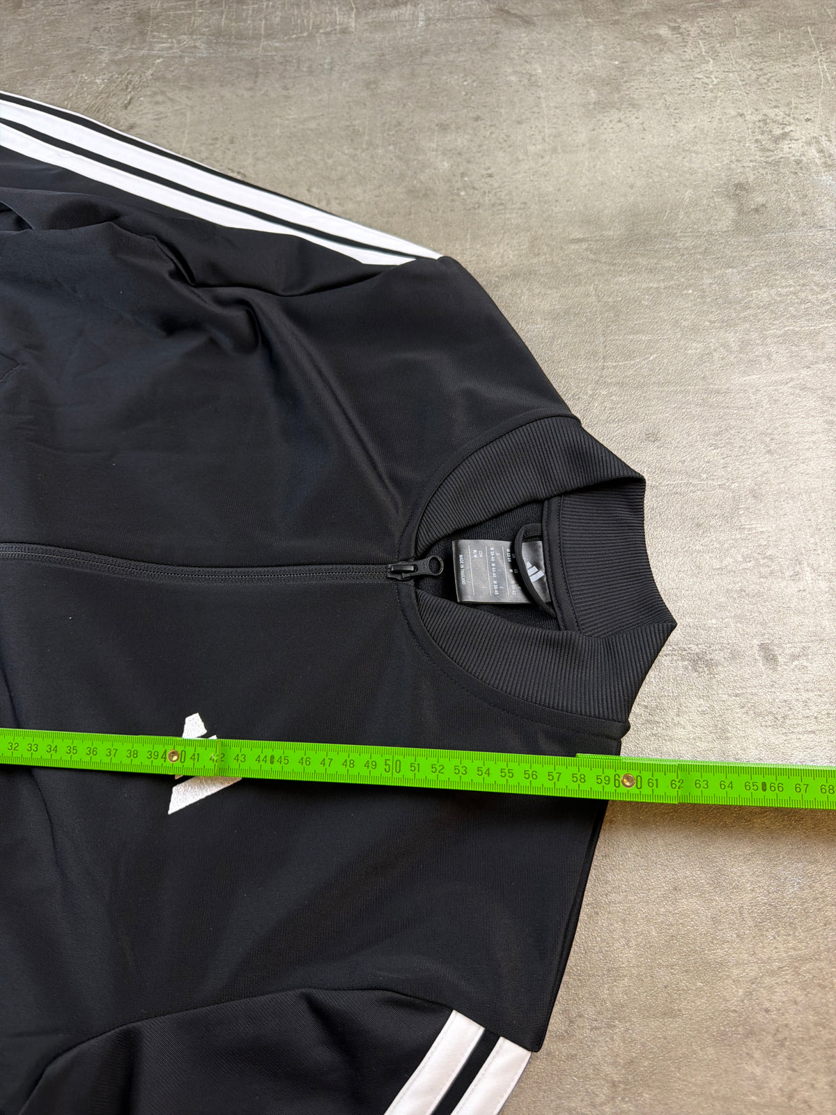 Adidas Three-Stripes Bomber Trackjacket - Black / White – Ansicht 9