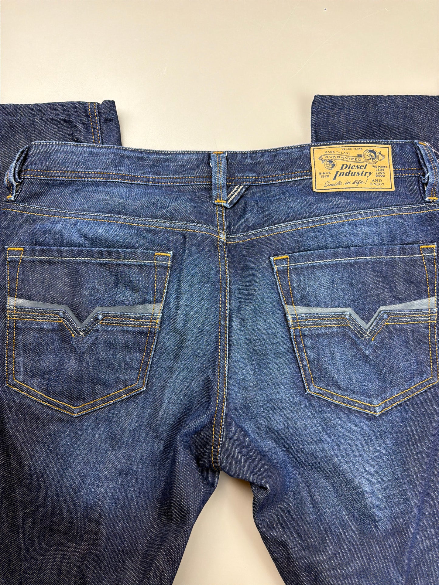 Diesel Archive "Larkee" Denim Jeans - Faded Indigo Wash