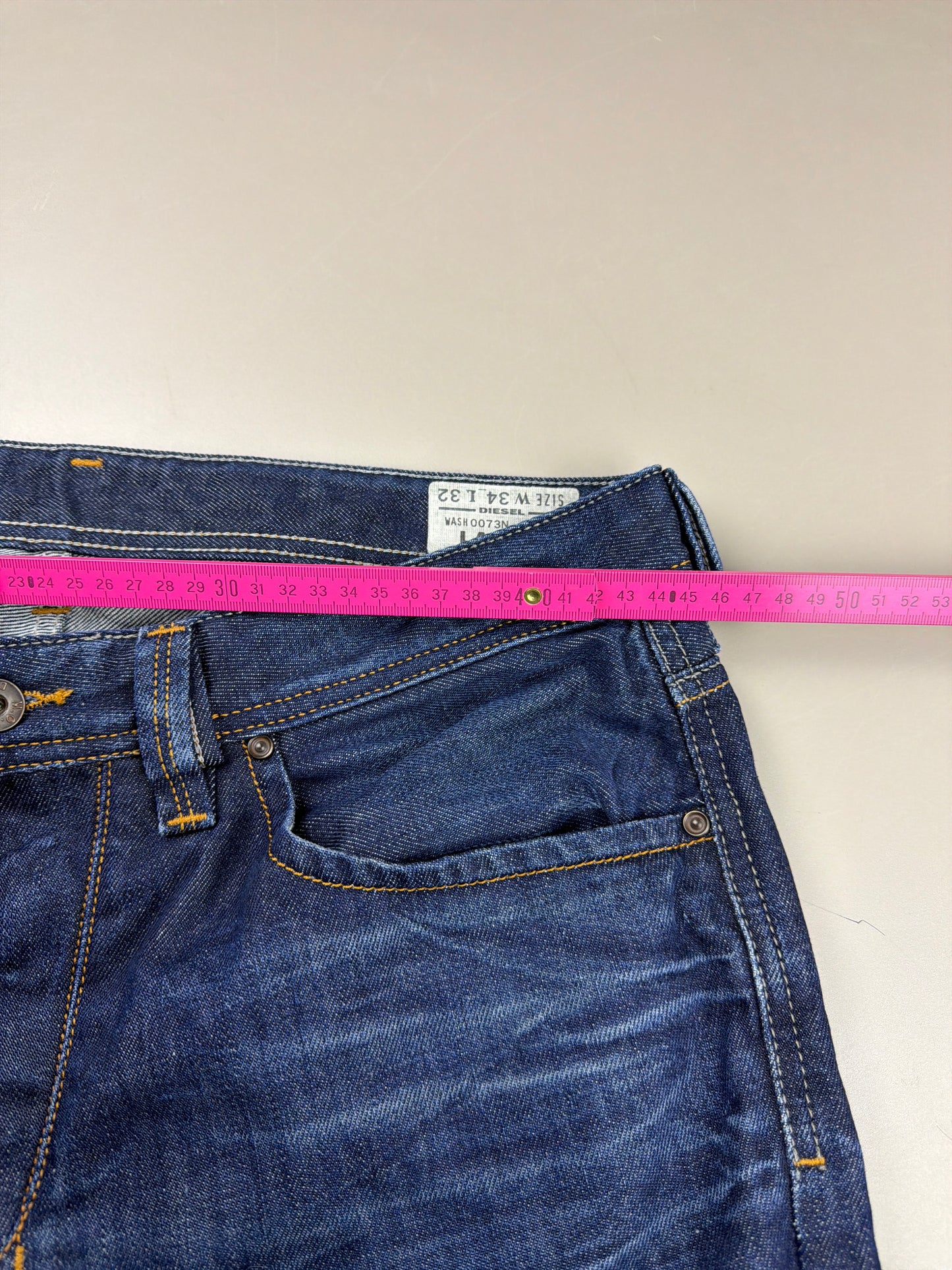 Diesel Archive "Larkee" Denim Jeans - Faded Indigo Wash