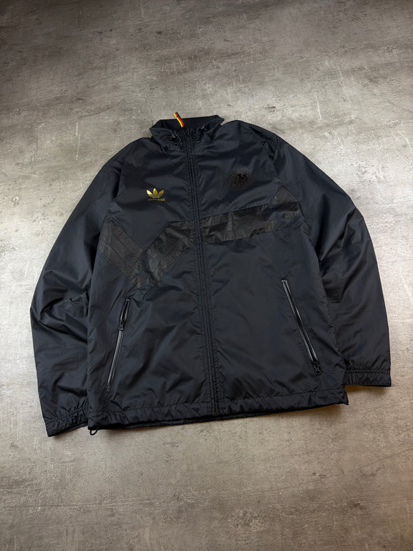 Adidas Originals Deutscher Fussball-Bund Windbreaker - All Black / Gold