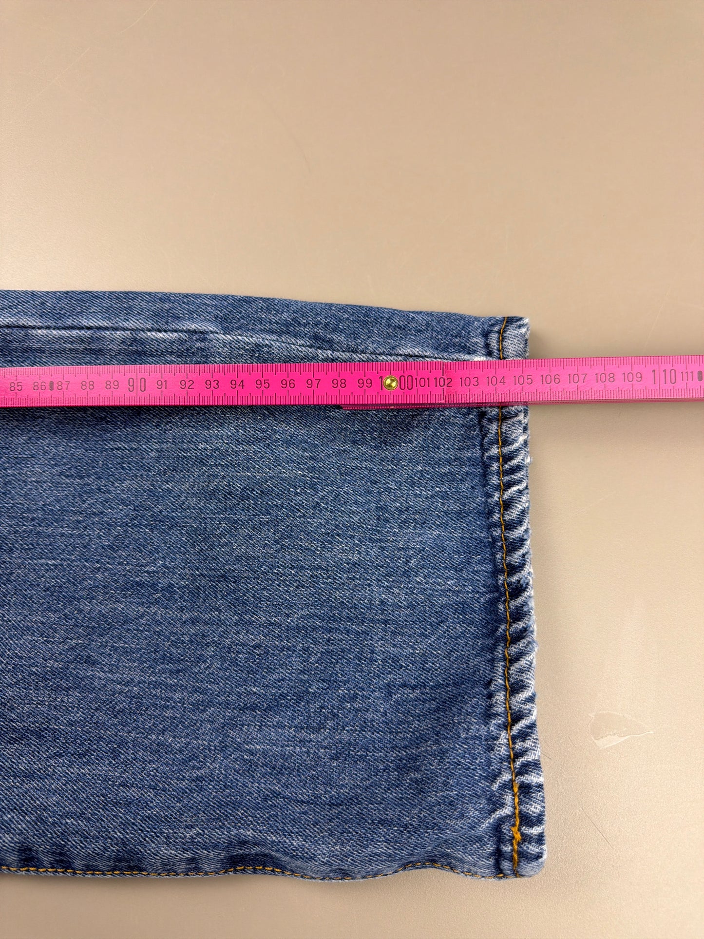 Levi's 501 Faded Denim Pants - Light Blue Y2K Baggy Wash