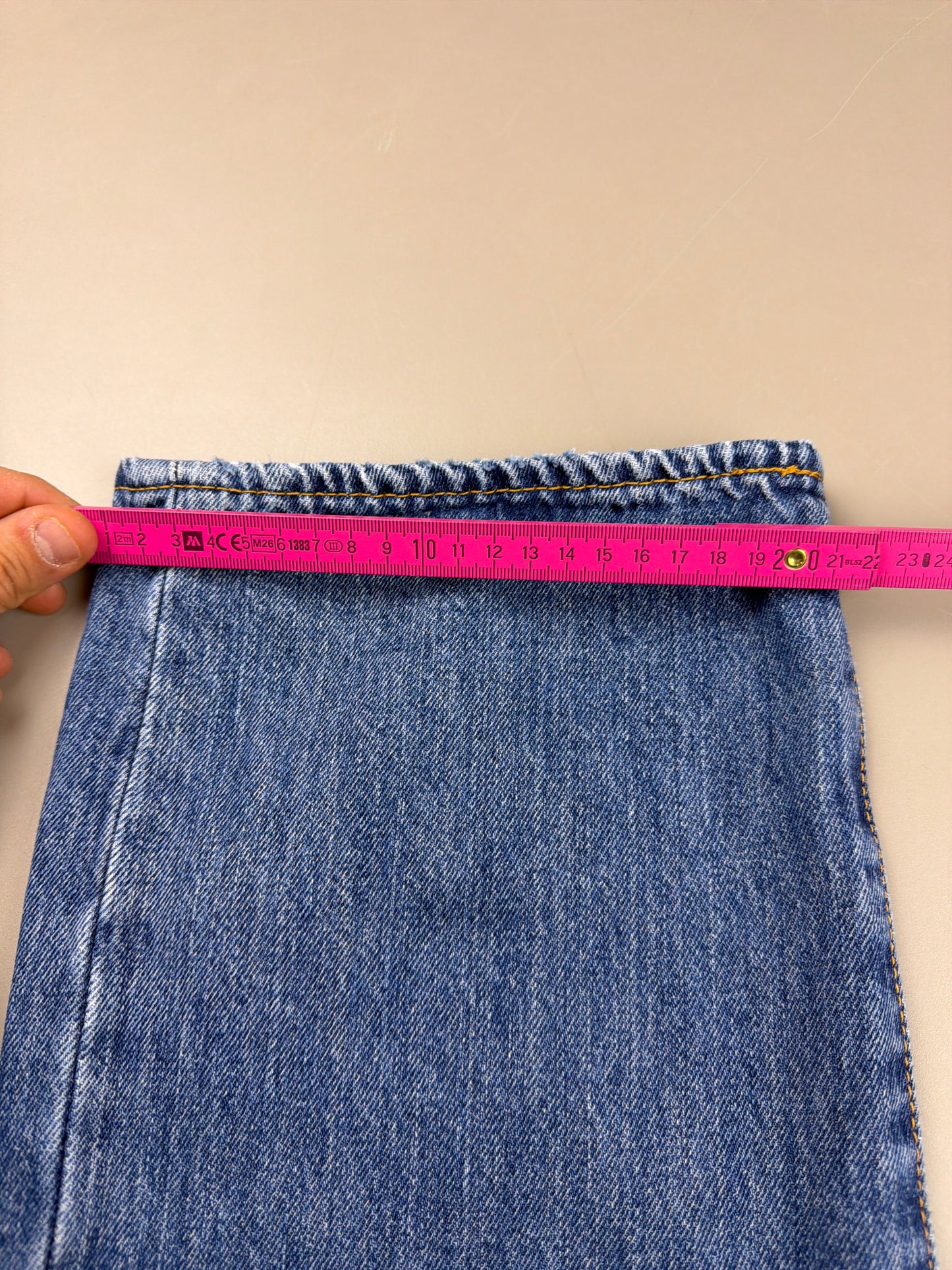 Levi's 501 Faded Denim Pants - Light Blue Y2K Baggy Wash