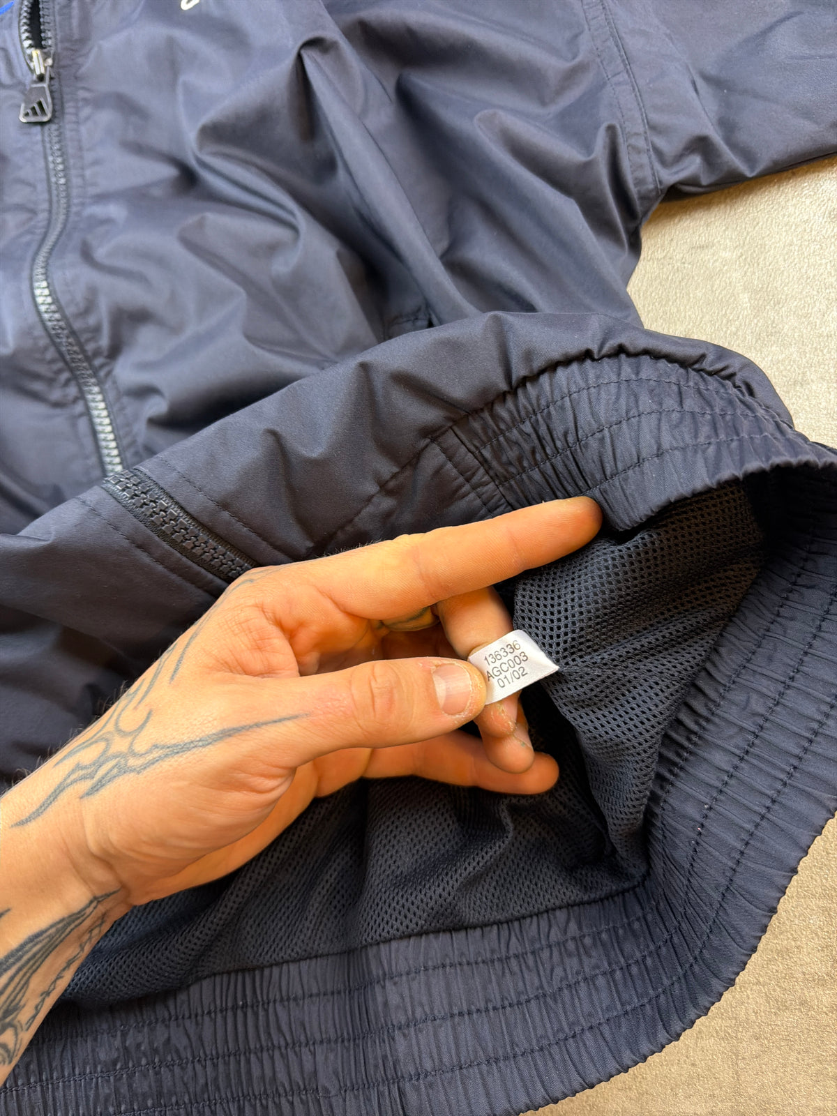 Adidas Y2K Colorblock Trackjacket - Royal Blue / Navy / White – Ansicht 9