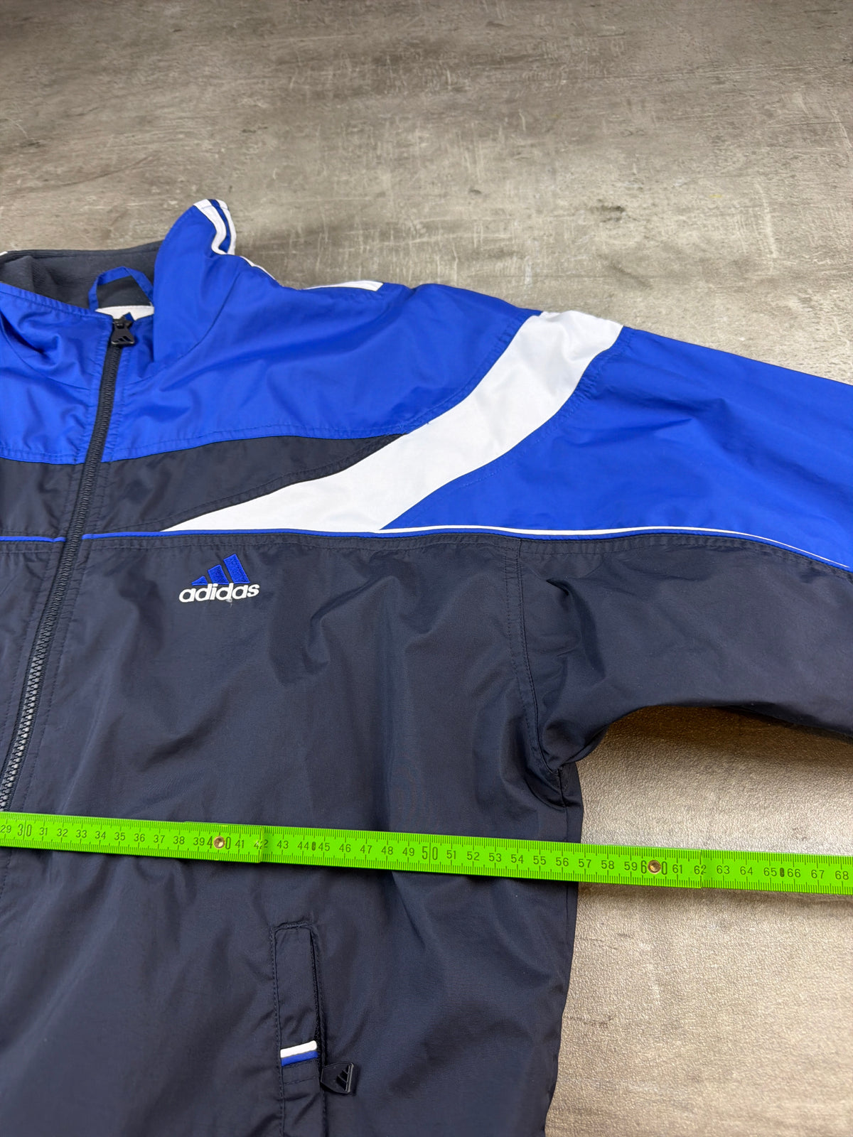 Adidas Y2K Colorblock Trackjacket - Royal Blue / Navy / White - Past Pieces
